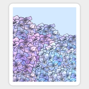 Hydrangeas Sticker